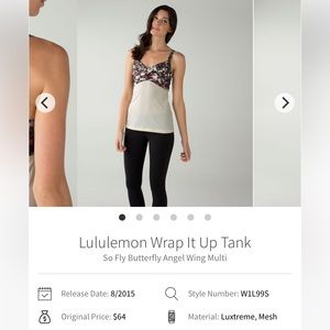 Lululemon Wrap it Up Tank